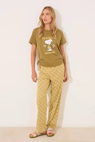 Bavlněné pyžamo women'secret SNOOPY