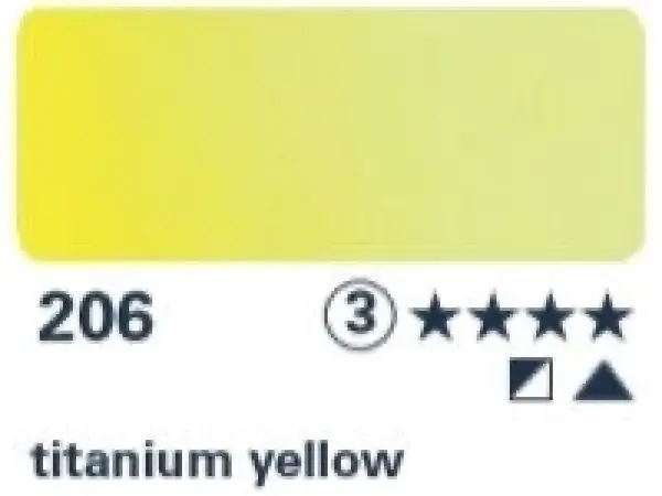 Akvarelová barva Horadam 15ml – 206 titanium yellow
