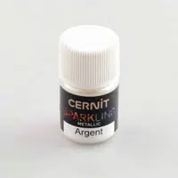 Efektový prášek Cernit 5g – Metallic Silver