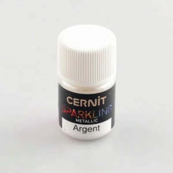 Efektový prášek Cernit 5g – Metallic Silver