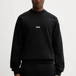 Bavlněná mikina MSGM pánská, bílá barva, hladká, 2000MM503.300000