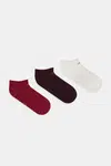 Kotníkové ponožky Calvin Klein 3-pack béžová barva, 701234369