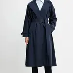 Kabát Weekend Max Mara FATTO tmavomodrá barva, 2525026011600