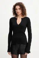 Svetr Patrizia Pepe dámský, černá barva, 8K0328 K280
