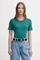 Bavlněné tričko United Colors of Benetton dámské, fialová barva, 3GA2E16A0