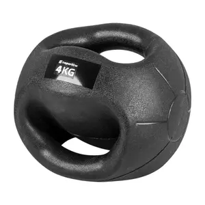 inSPORTline Medicineball s úchopy Grab Me 4 kg