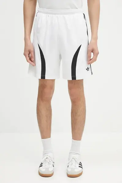 Kraťasy adidas Originals Teamgeist Shorts pánské, bílá barva, JP1122