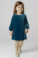 Dívčí šaty Mayoral modrá barva, mini, 4923