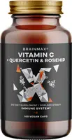 BRAINMAX Vitamin C & Quercetin, Rose Hip 100 kapslí