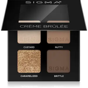 Sigma Beauty Quad paletka očních stínů odstín Crème Brûlée 4 g
