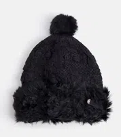 Gemre Black hat with fur Danna