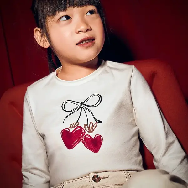 Bavlněné tričko s dlouhým rukávem Mayoral