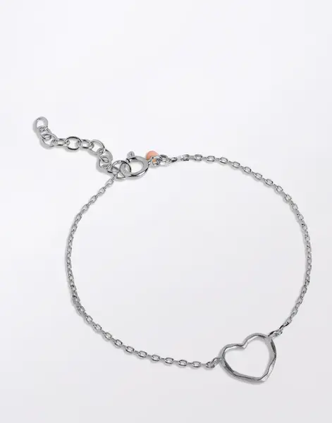 ENAMEL Copenhagen Bracelet, Organic Heart 925S/M