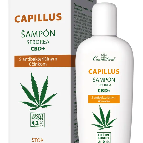 CANNADERM Capillus - šampon seborea CBD+ 150 ml