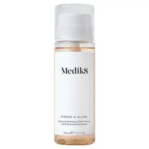 MEDIK8 Press & Glow Rozjasňující exfoliační tonikum 200 ml