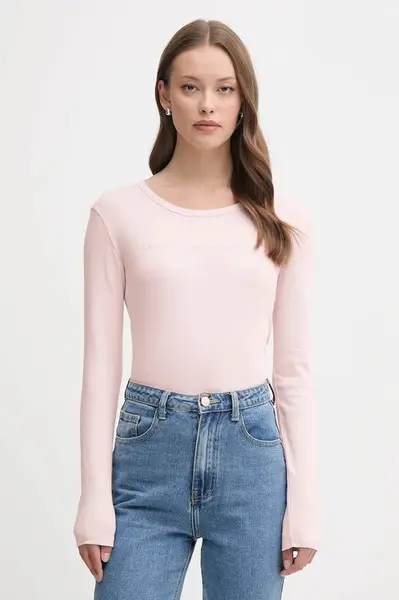 Bavlněné tričko s dlouhým rukávem United Colors of Benetton