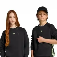 Dětská mikina adidas Originals černá barva, s aplikací, JV7795