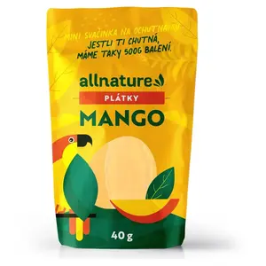 ALLNATURE Sušené mango plátky 40 g