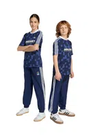 Dětské tepláky adidas Originals MINECRAFT tmavomodrá barva, KD9837