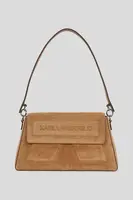 Kožená kabelka Karl Lagerfeld IKON/K