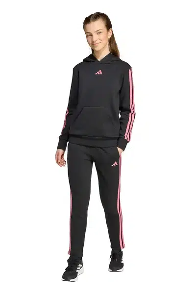 Dětské tepláky adidas černá barva, s aplikací, JY5002