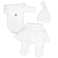 Baby Nellys Rostoucí souprava 3D Lux, Sweet Angel - bílá, 68/74