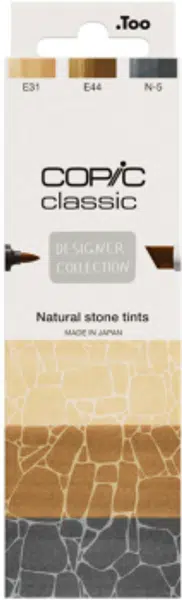 Sada markerů Copic Classic 3ks Natural stone tints