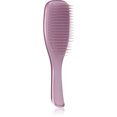 Tangle Teezer Ultimate Detangler Chrome plochý kartáč na rovné a kudrnaté vlasy Mauve Copper 1 ks
