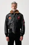 Alpha Industries  bunda pánska z imitácie kože G-1 Devils Brigade Faux Leather Bomber