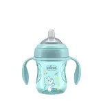Chicco Hrneček Transition učicí s držadly 4m+ 200 ml teal