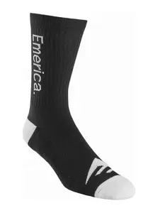 Emerica ponožky Pure Crew Black / White | Černá | Velikost One Size