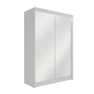 ALTDECOR ŠATNÍ SKŘÍŇ AMOHA s LED – 150 cm – bílá