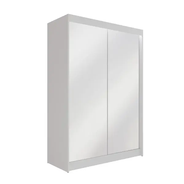 ALTDECOR ŠATNÍ SKŘÍŇ AMOHA s LED – 150 cm – bílá