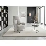 Sit & More RELAXAČNÍ KŘESLO, kůže, světle šedá