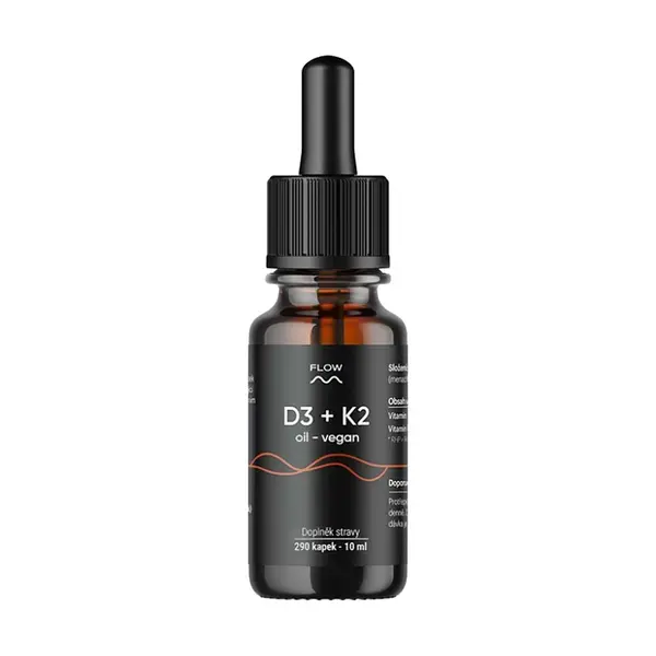FLOW NUTRITION D3 + K2 Vegan Oil 10 ml