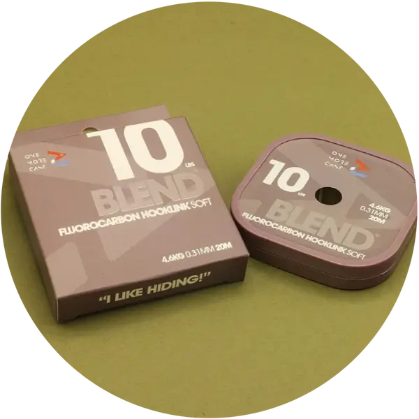 One more cast fluorocarbon blend fluorocarbon hooklink soft 20 m - 10 lb