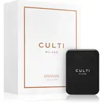 Culti Milano Car Diffuser Black Aramara vůně do auta + náhradní náplň 1 ks