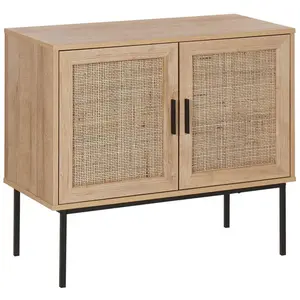 Beliani SIDEBOARD Světlejší Odstín dřeva Pasco