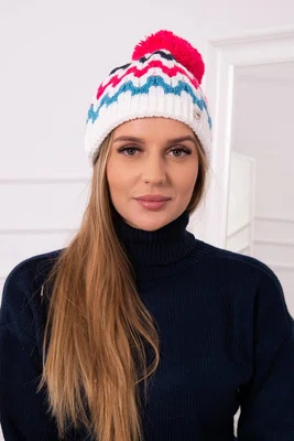 Dámská kšiltovka Laila K283 bílá+fuchsie