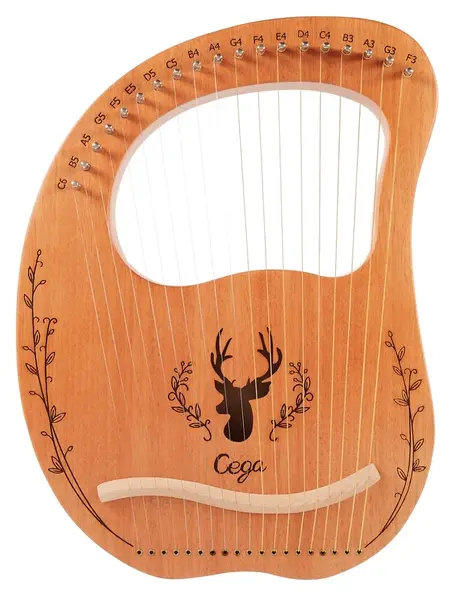 Cega Lyre Harp 19 Strings Natural (rozbalené)