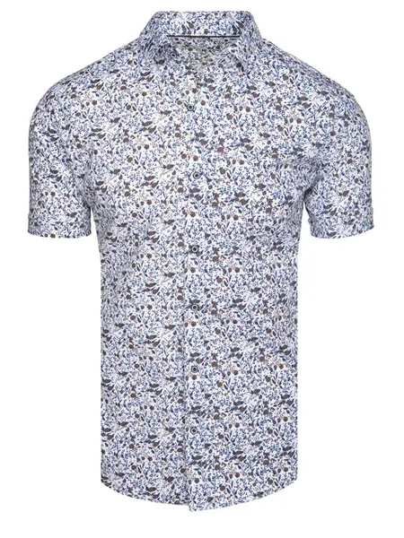 Pánská vzorovaná košile s krátkým rukávem