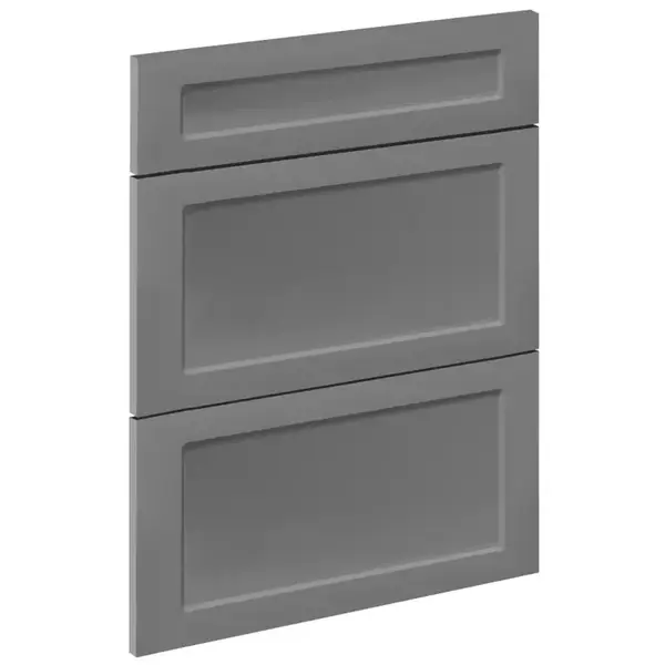 Kuchyňská dvířka Luxeo F15-D60S3-AX frame tmavě šedá