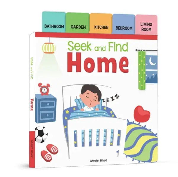 Seek And Find - Home : Early Learning Board Books With Tabs - WONDER
