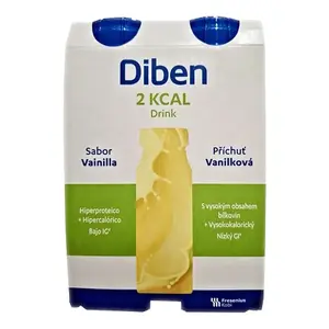 DIBEN 2 kcal Drink vanilka 4 x 200 ml