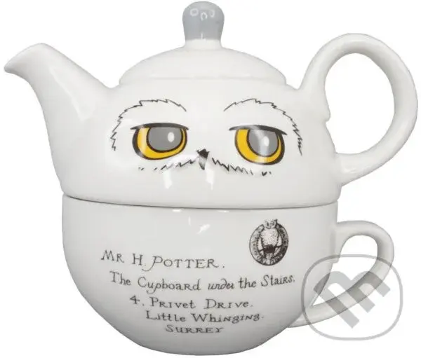 Keramický set na čaj Harry Potter: Hedviga