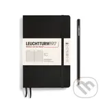 Leuchtturm1917 Zápisník Black Softcover B6+ linkovaný