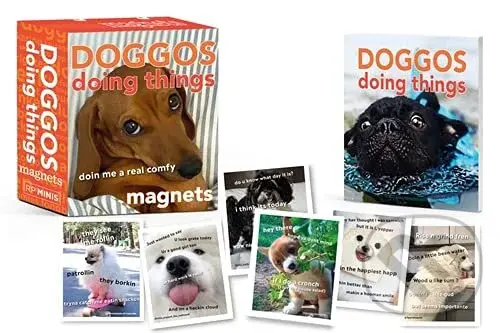Doggos Doing Things Magnets