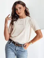 Dámské triko WOMAN béžové