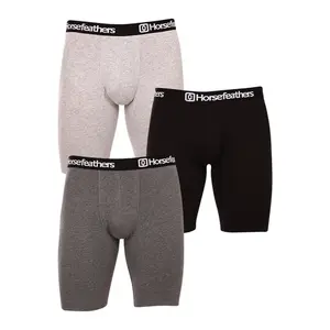 Horsefeathers 3PACK pánské boxerky Dynasty long (AM195D) L