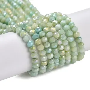 Ombre Effect Dyed Glass Beads Strands
